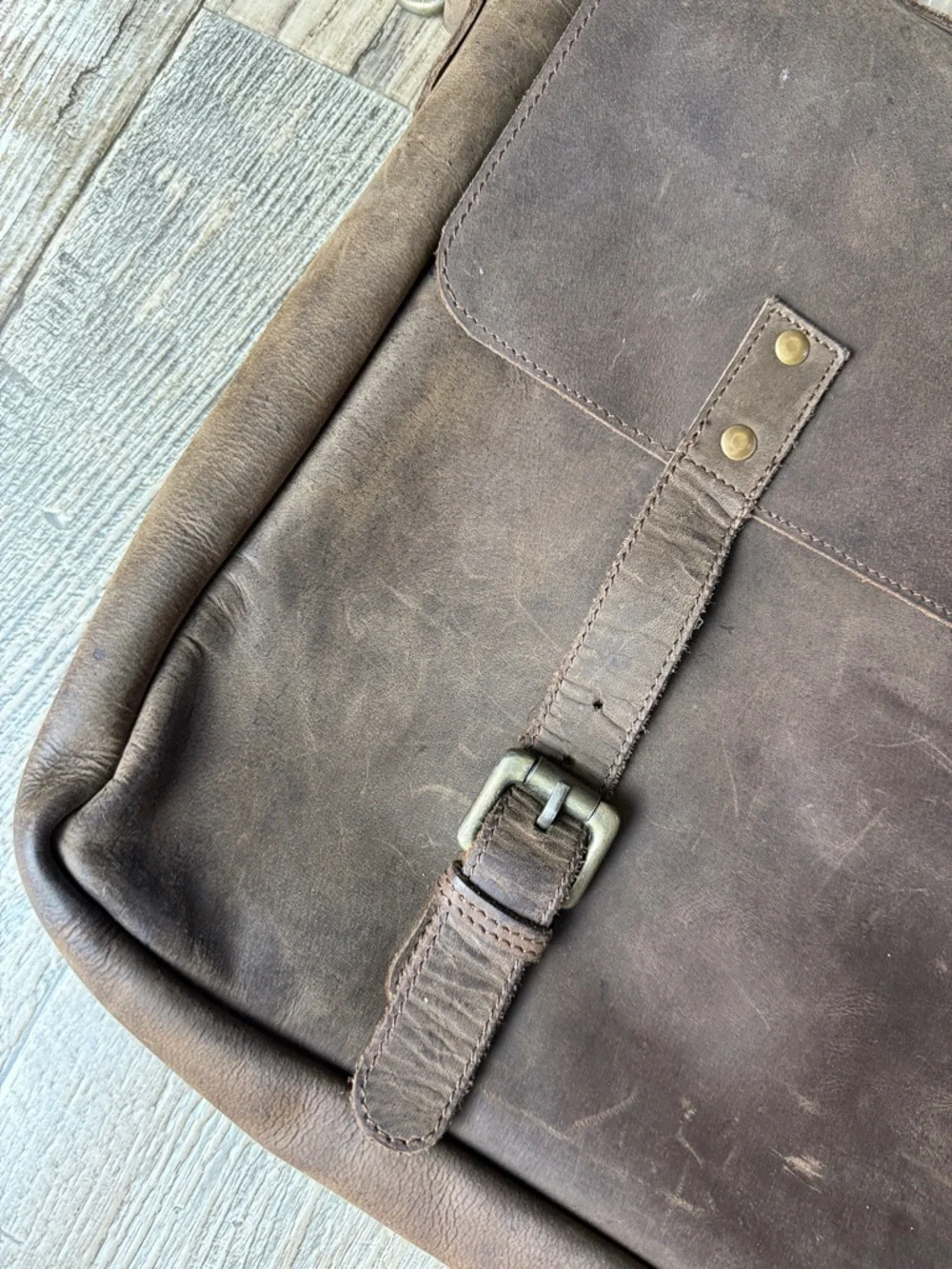 Classic Brown Leather Laptop, Office Bag for Men